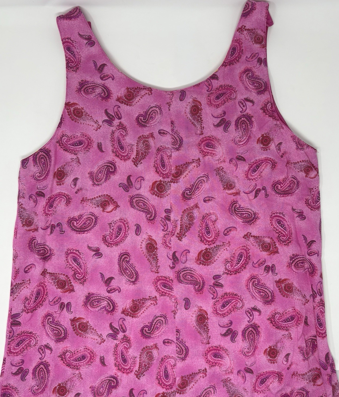 Vintage Dressing Clio Maxi Dress Grandma Pink Paisley Peasant Cottagecore Sz S