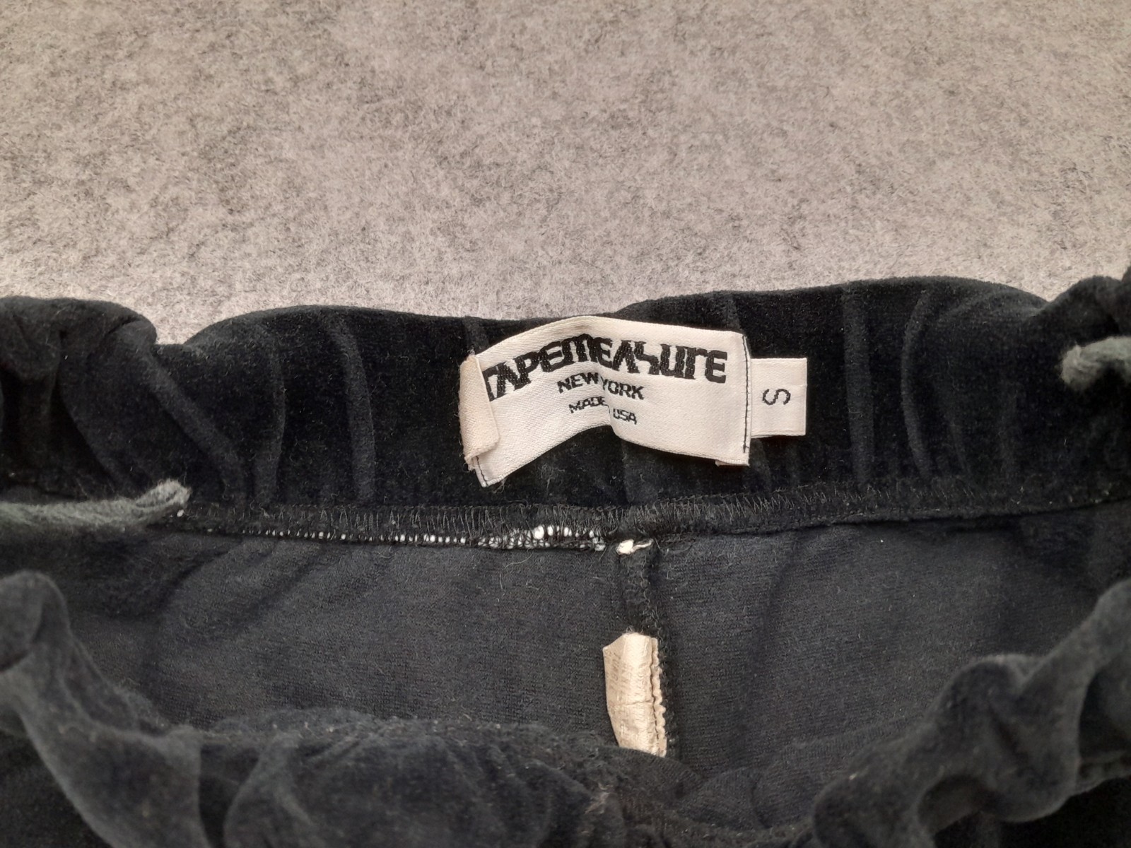 Vintage 80s 90s TapeMeasure Stirrup Pants Women’s Size XS Black Made in USA