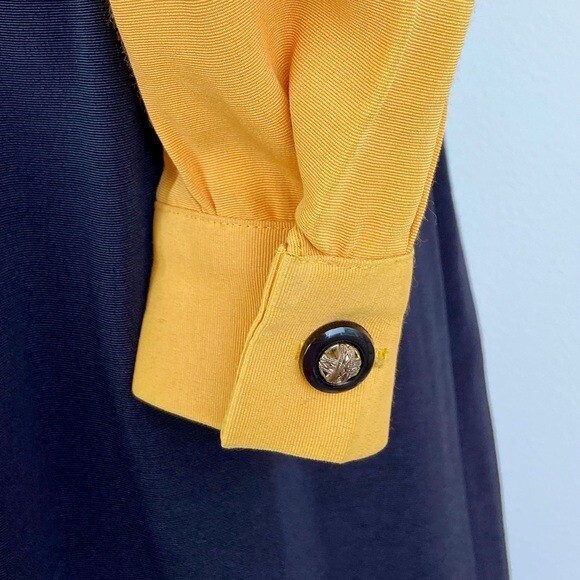 Menu Vintage 80’s Tiger Black and Yellow Dress