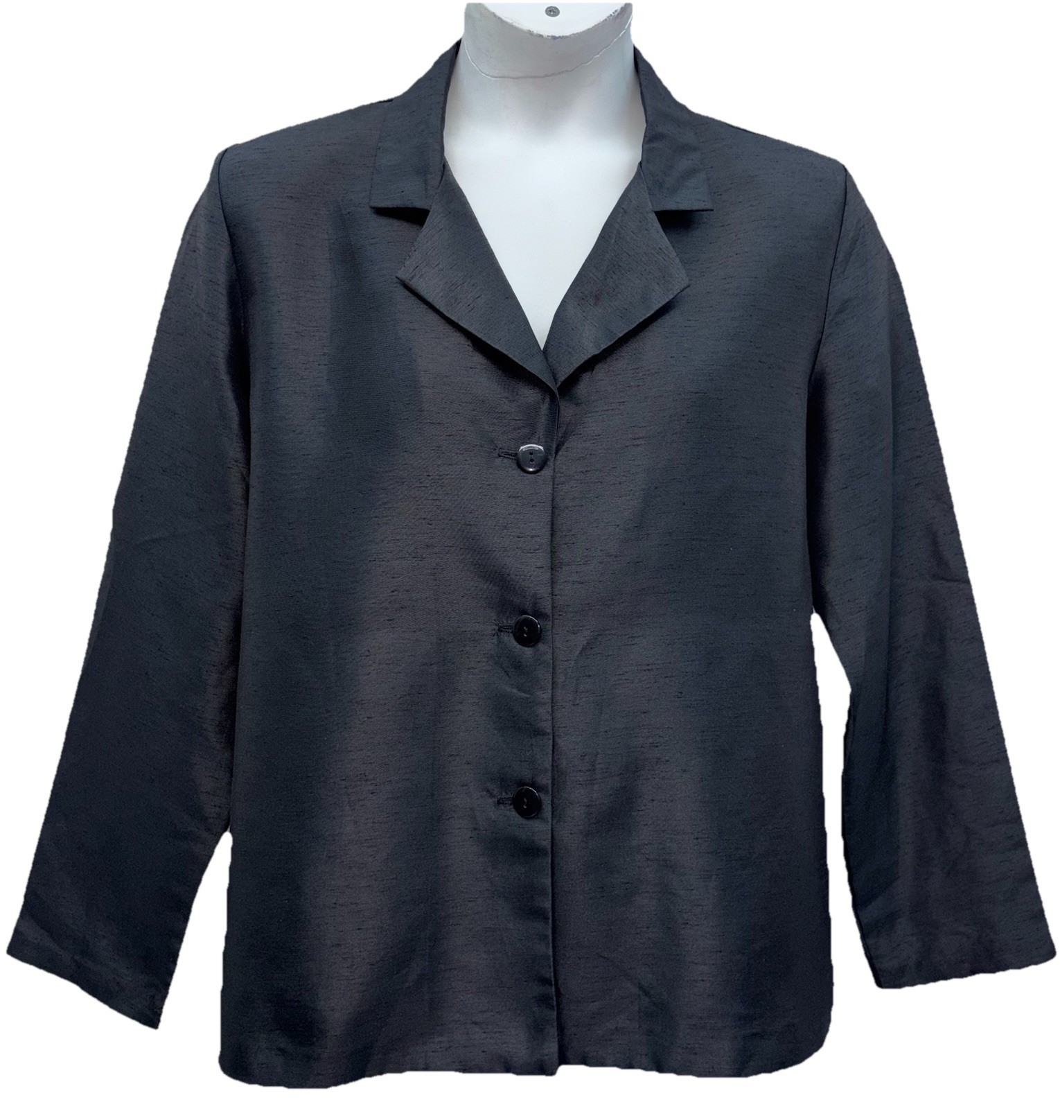 VTG Kensington Square Women Size L Three Button Long Sleeve Lightweight Jacket