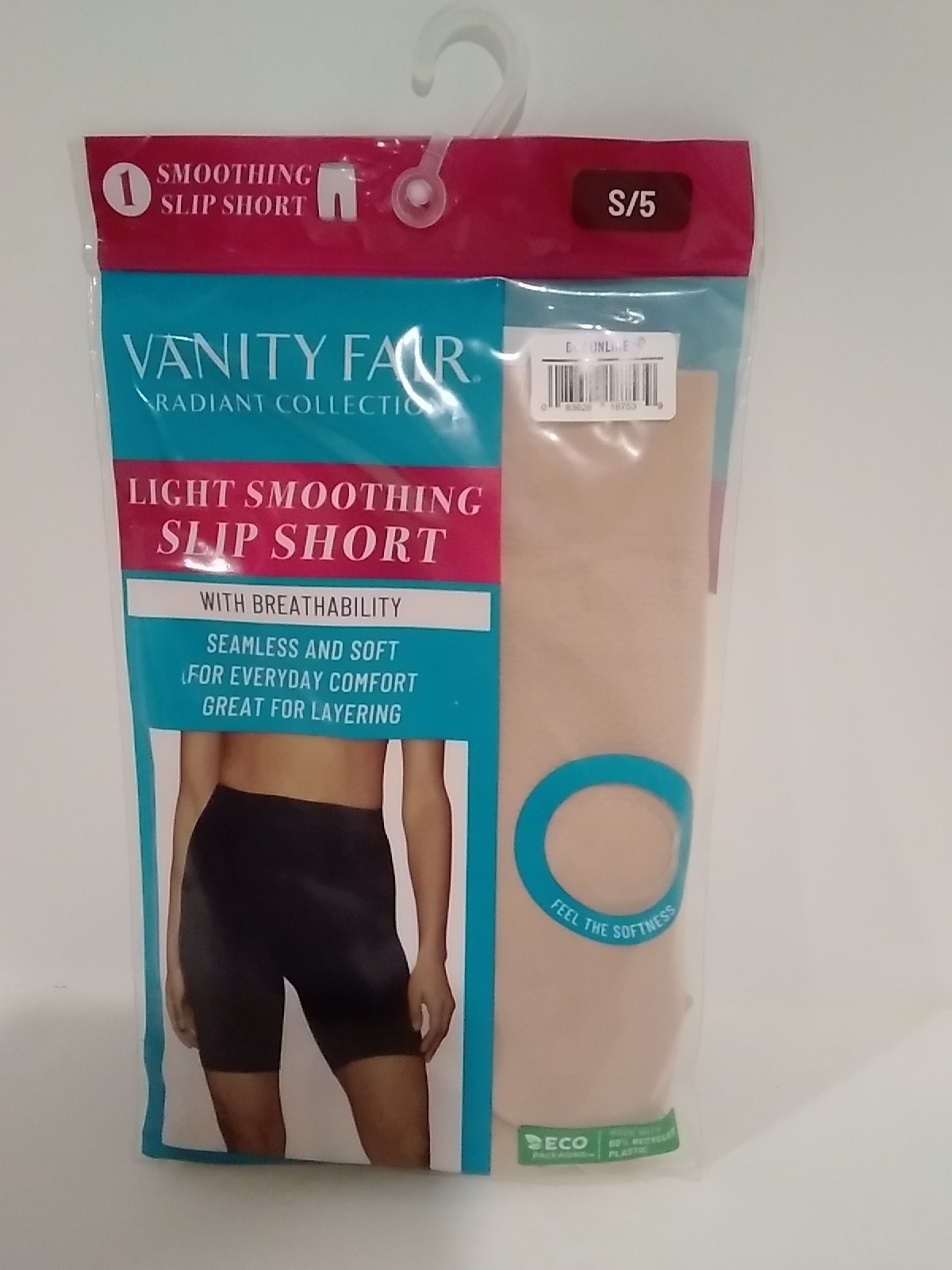 Vanity Fair Womens Radiant Collection Light Smoothing Slip Short Small/5 Beige