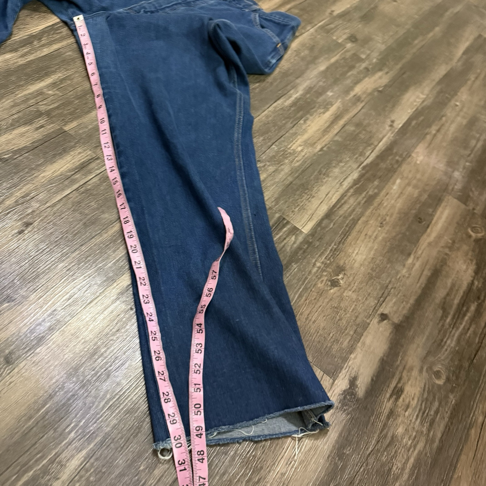 80’s VTG Wrangler Mom Jeans No Fault Denim Women’s 38 (35×30) Dark Wash USA Made