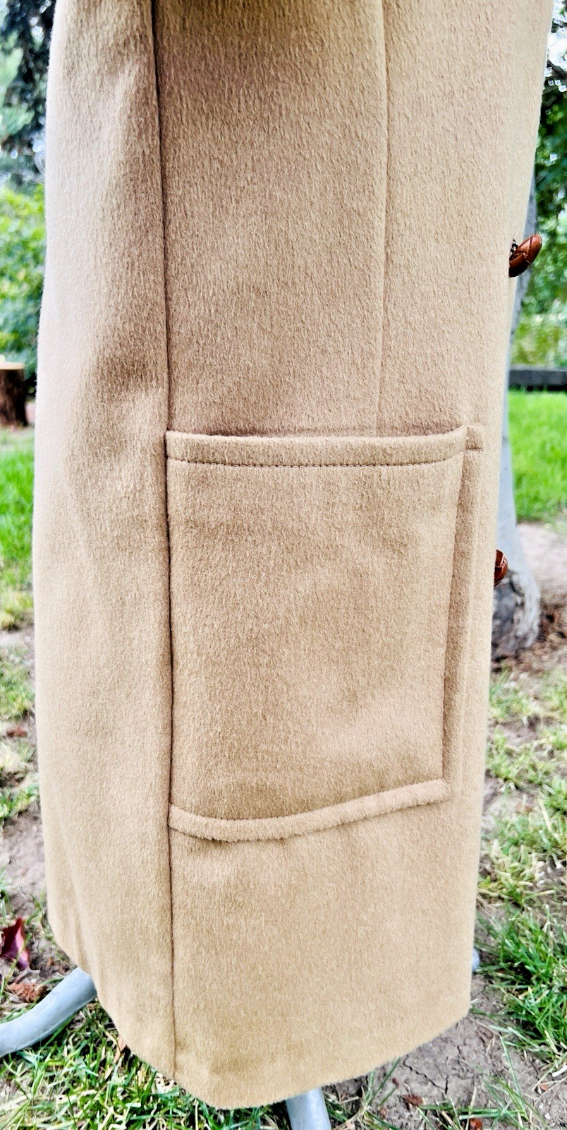 Riel Coat Co. Vintage Wool and Cashmere Coat Made in the USA Camel Color XL