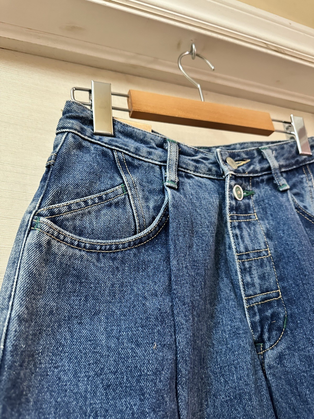 Vintage Edwin Italian Baggy Jeans Deadstock NWT Women’s High Rise Mom Jeans 28