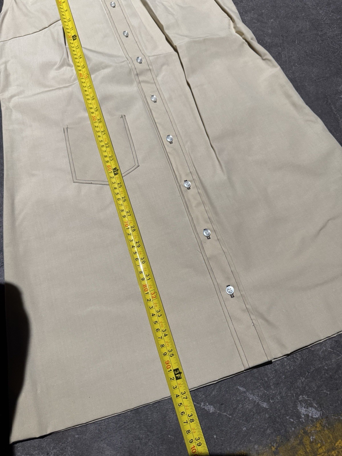 Cos Cob Vintage 1960s Collared Shirt Dress 13/14