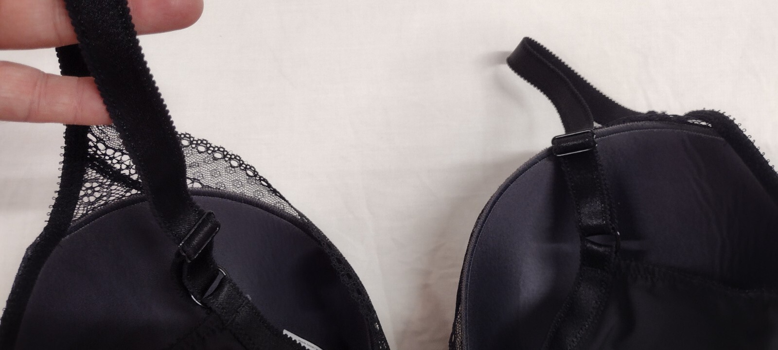 Chantelle Bra 34 DDDD Black UK 34 Fine Lace Cup Sexy Bra EUR 75 G FINE MATERIAL