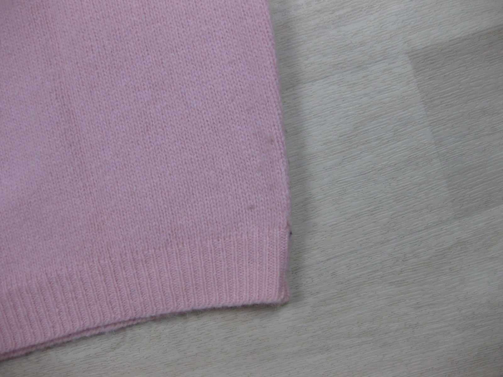 Vintage 60s Kingsley Sweater Women’s (M) Lambswool Back Zip Pink Coquette Barbie