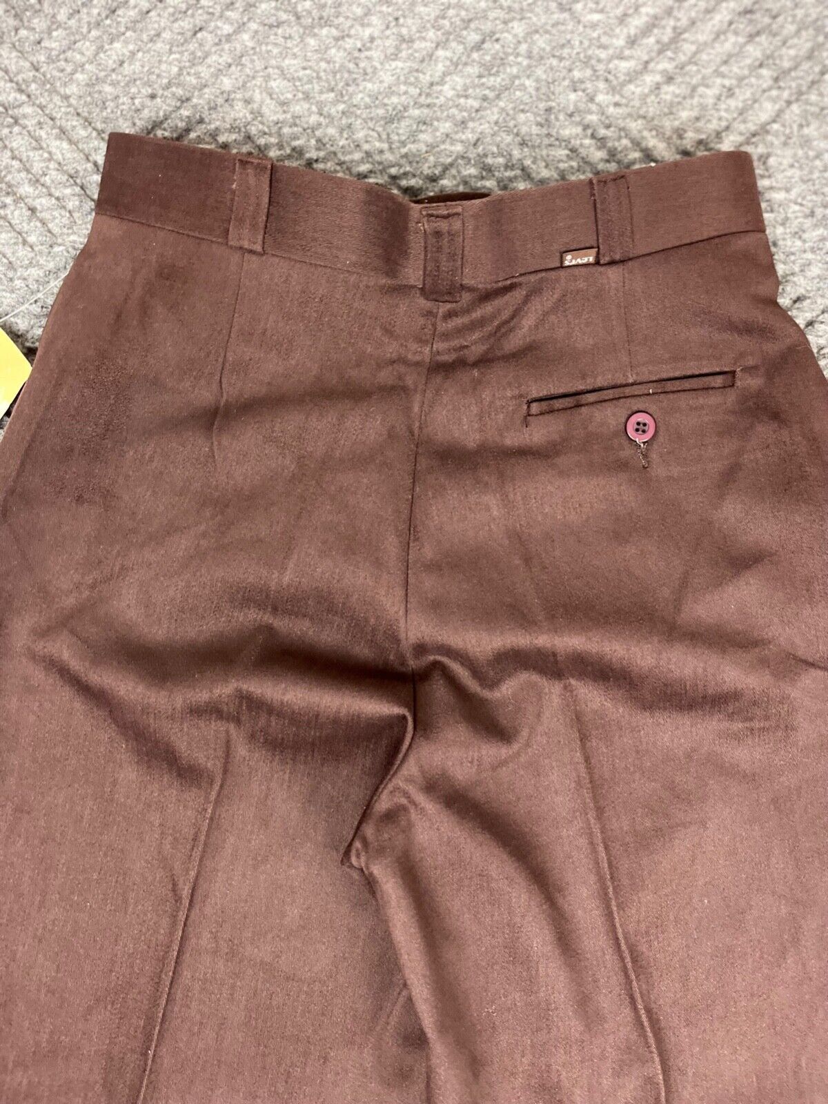 Vintage 70’s Levi’s Womenswear Slacks Size 29×34 Brown Classic Adult NOS
