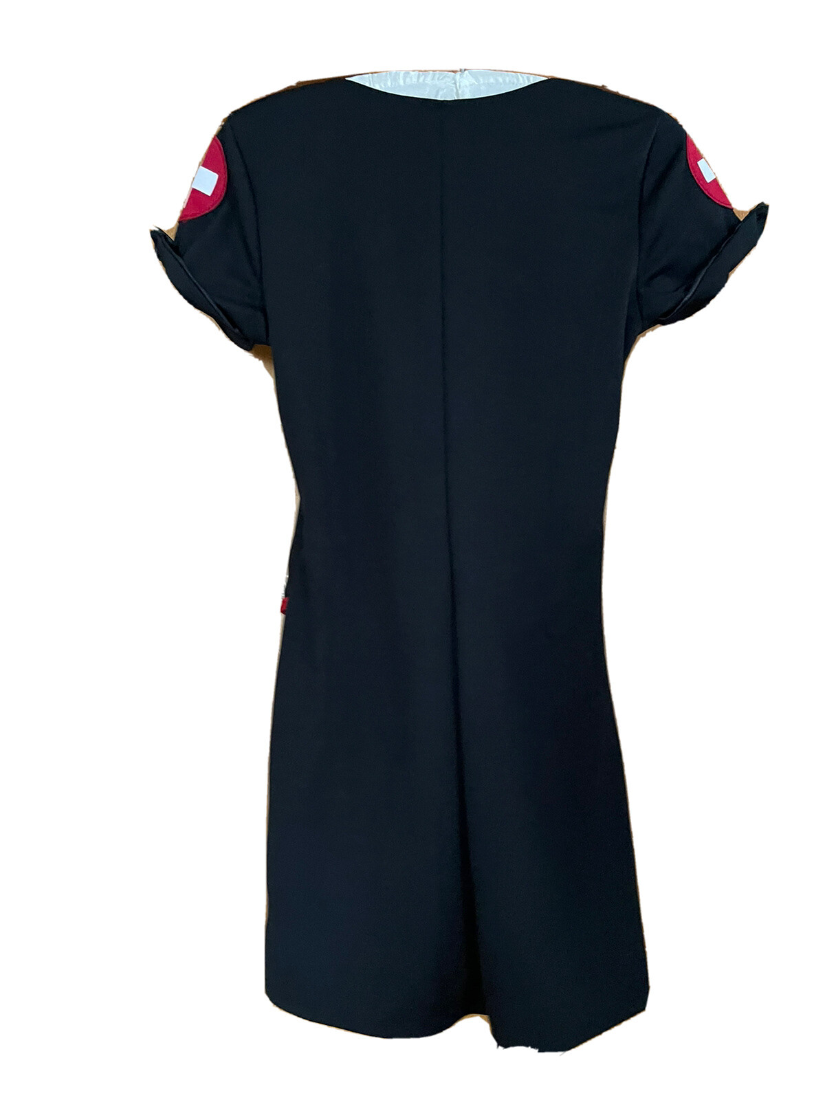 Adult Costume Roll Play Sexy Medic Nurse Mini Dress Black Small
