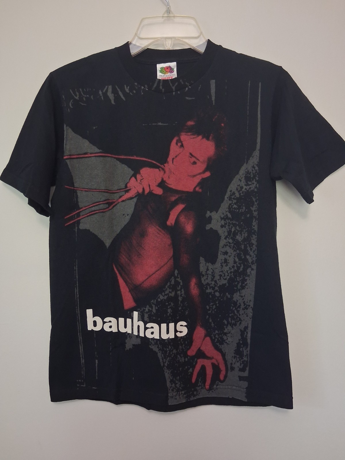 VTG Bauhaus Peter Murphy T-Shirt Fruit of the Loom Youth L Adult XS S Mint Goth
