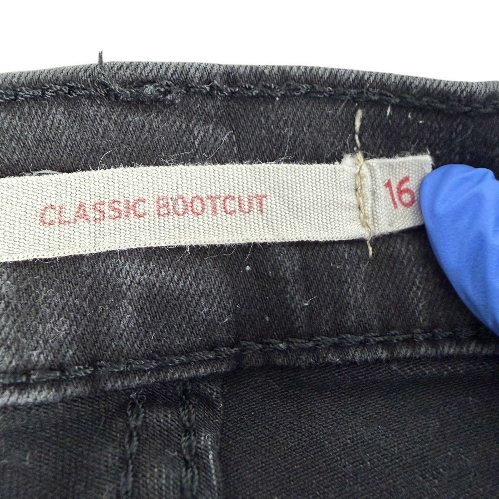 Signature by Levi Strauss & Co. Classic Bootcut Jeans Mens 16M 33×32 Black Denim