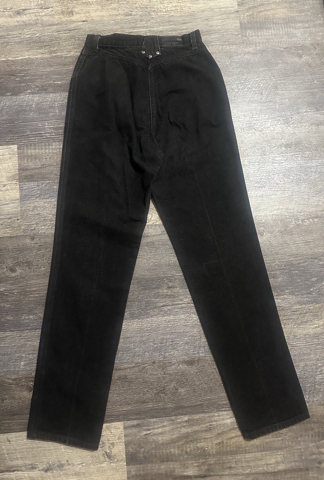 Vintage Black 1980s Rocky Mountain Jeans -Size 29 tag with 26 in waist