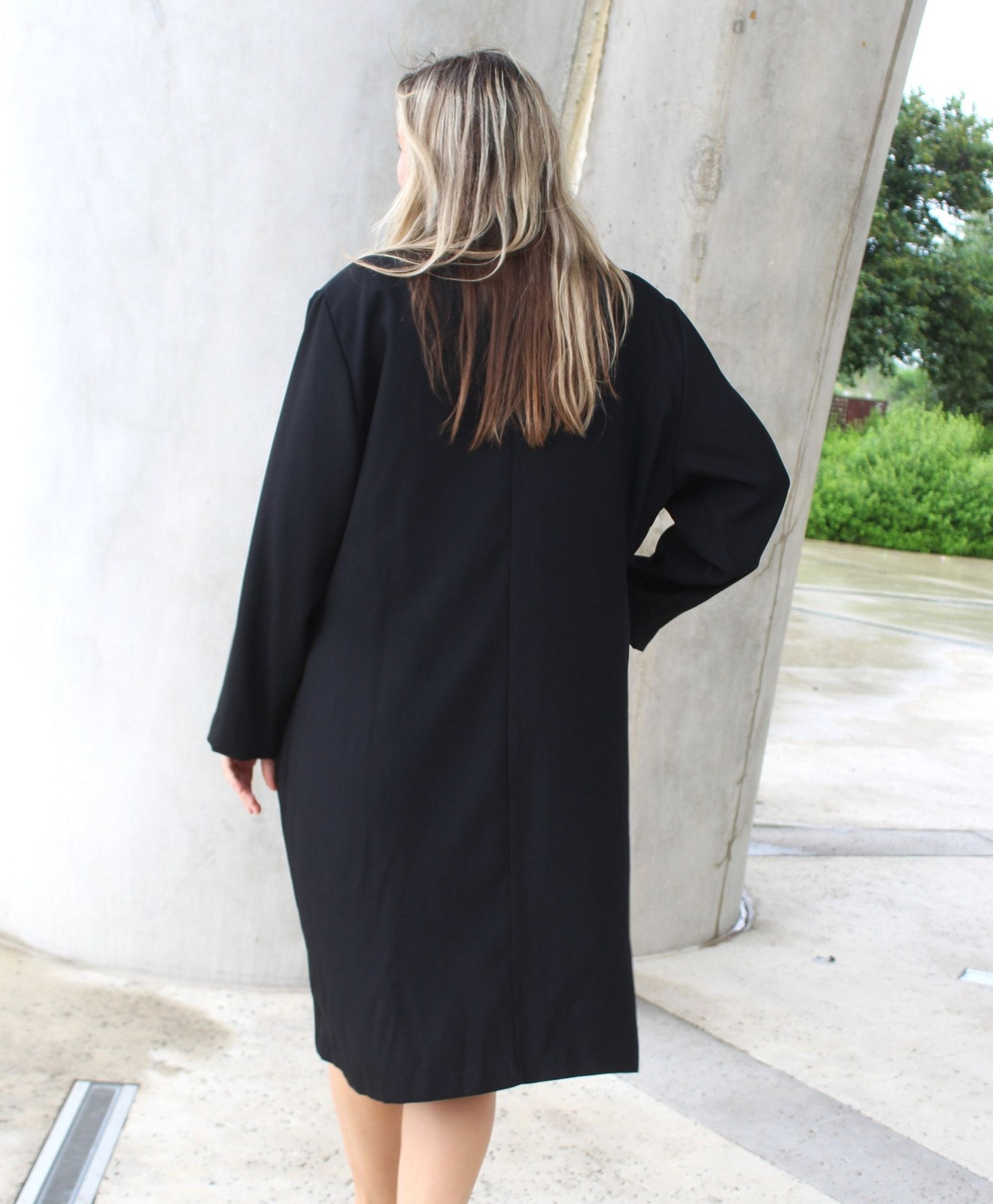 Vintage 1990s Positive Influence Coat Size 24W Women Cutout Lattice Detail