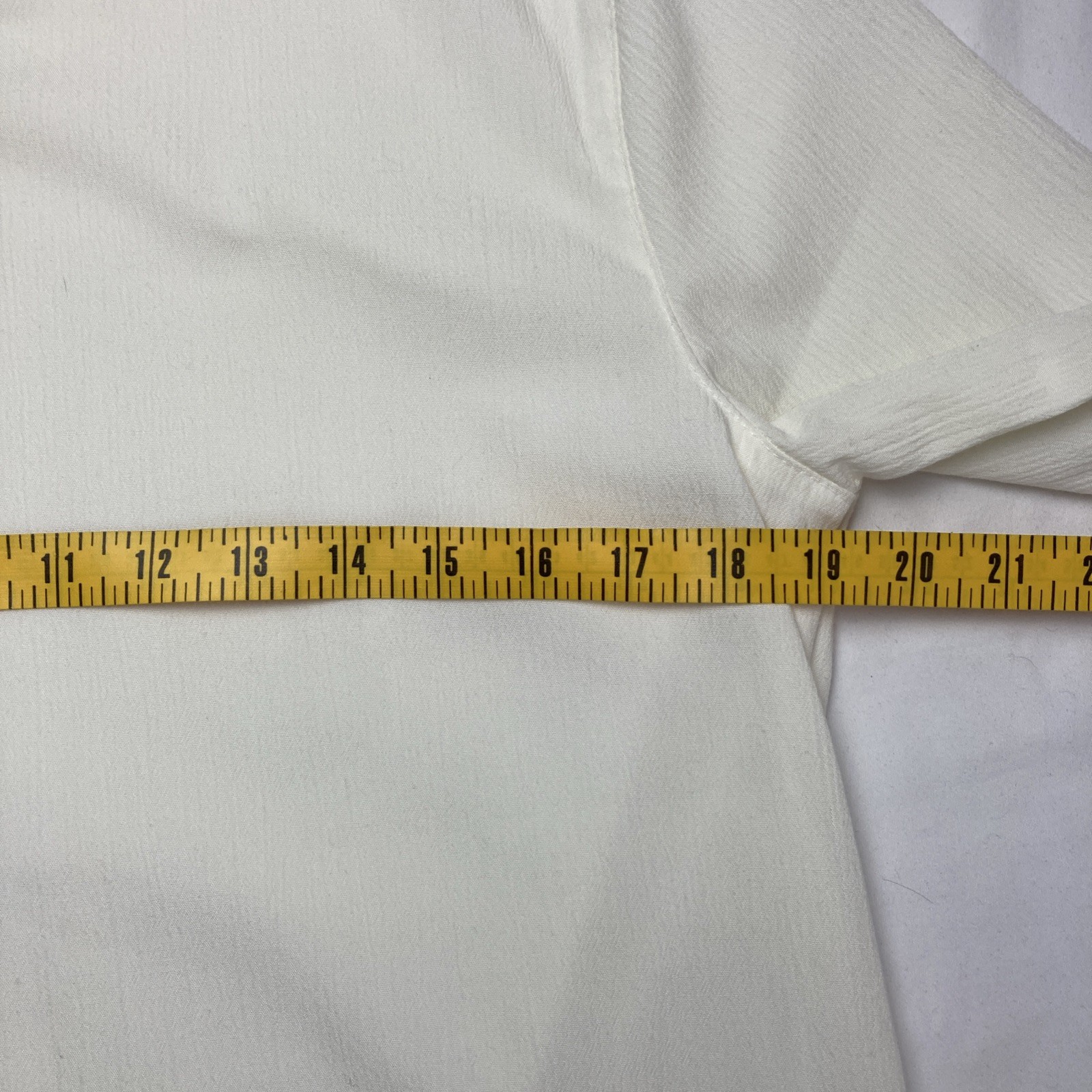 Toni Garment for CC Magic Vintage Keyhole Blouse Ivory Size SMALL