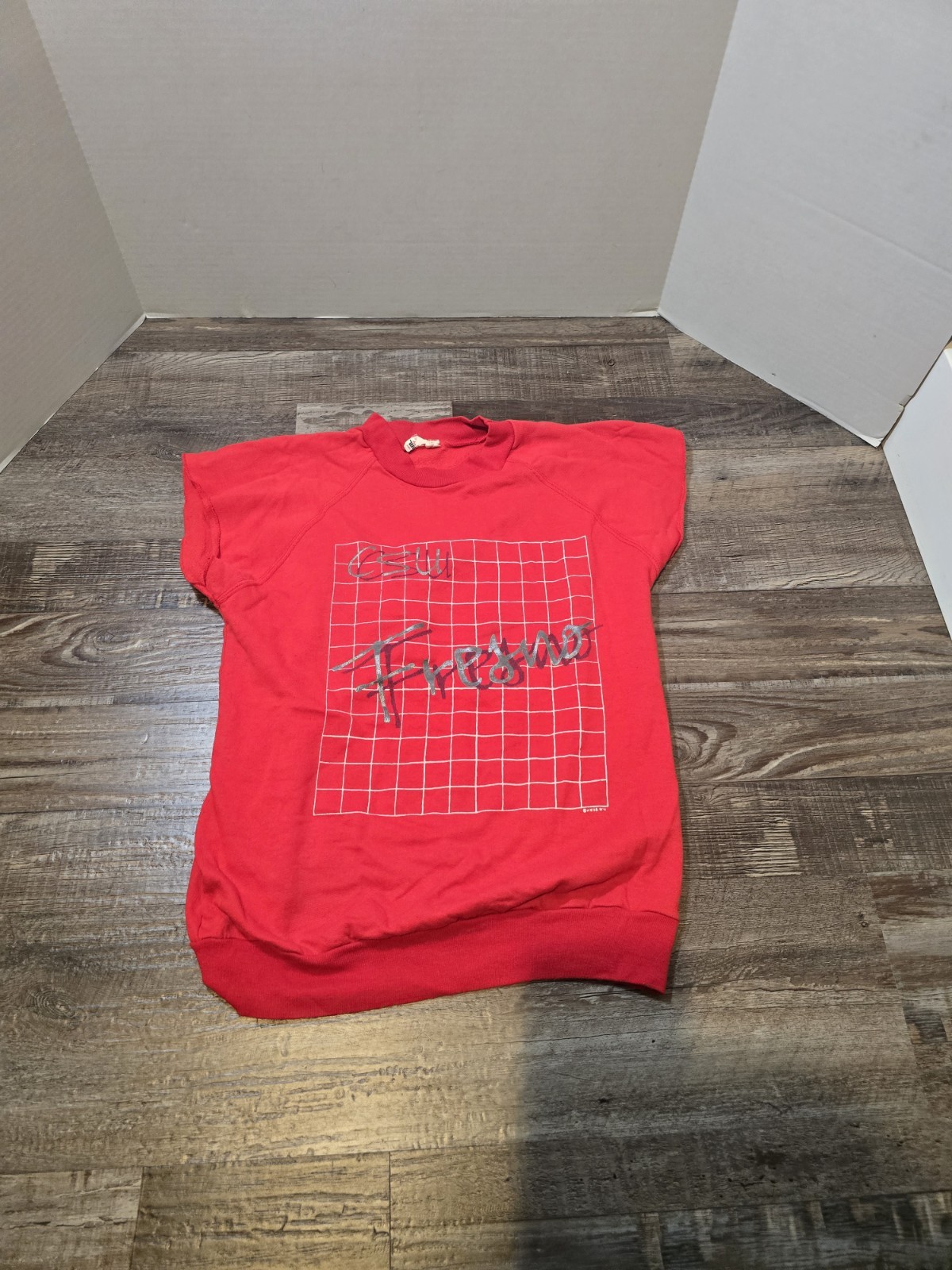 Vintage Fresno CSU Red Muscle T-shirt Medium #138