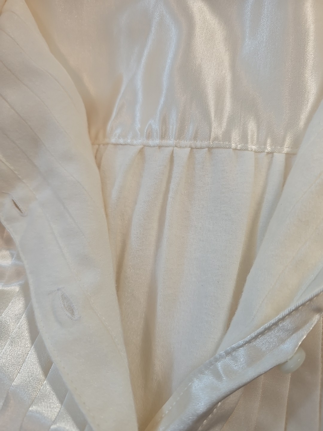 Vintage Allison Smith Satin Nightgown With Flannel Lining Womens Size 14 New…