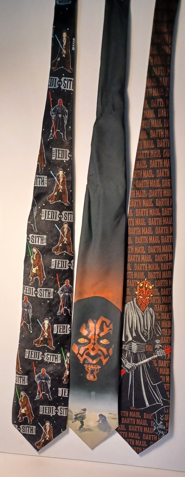 Star Wars Men’s Vtg 90’s Necktie Lot Of 3 Ralph Marlin