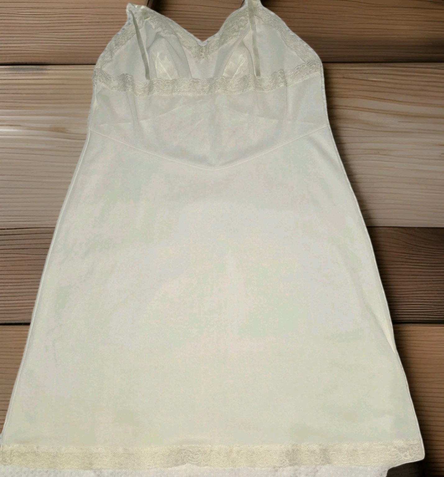 Vtg Kayser Full Slip 42 Butter Cream Ivory Full Slip