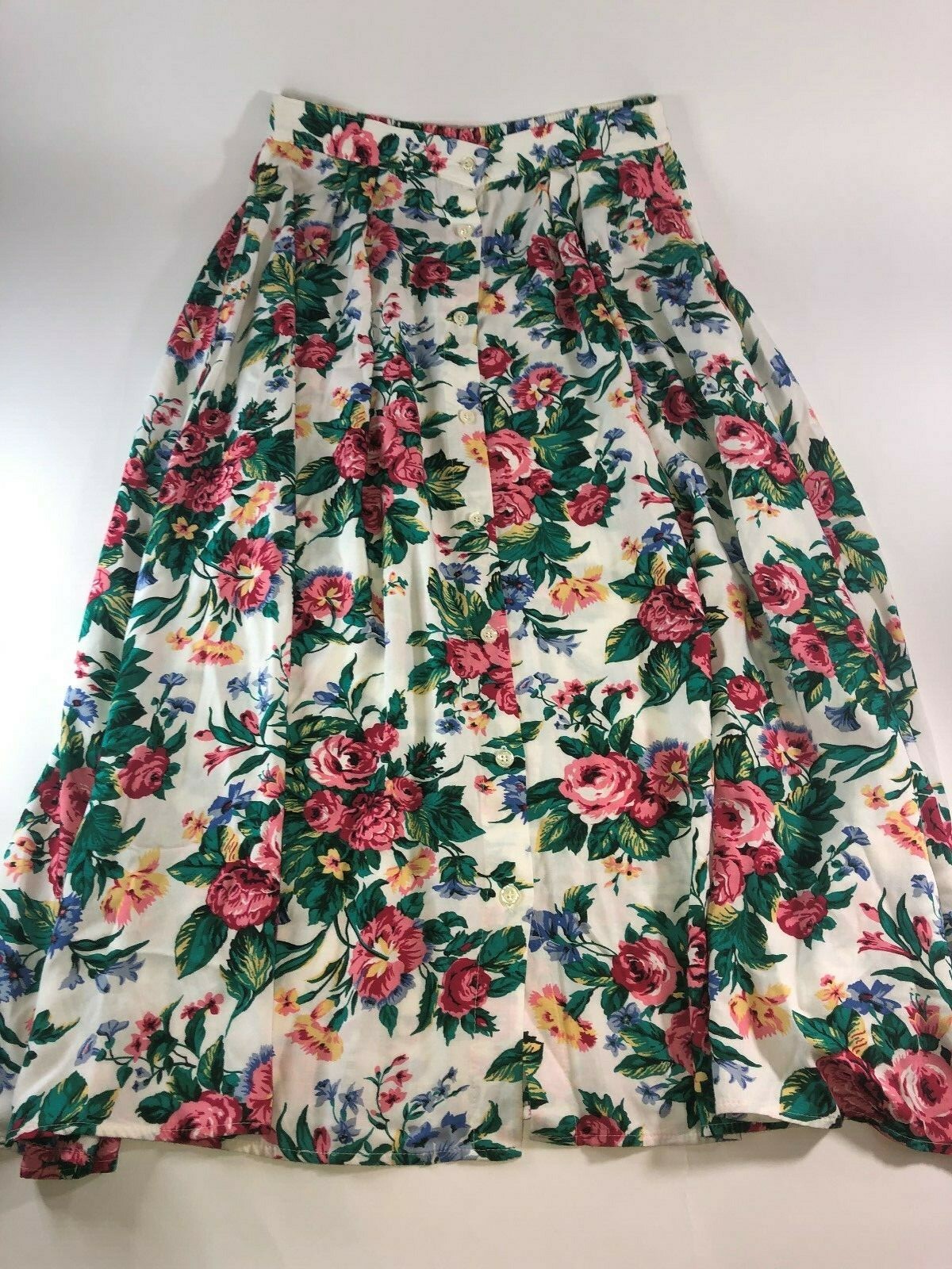Sophisticates by Pendleton 2 Piece Skirt Set Floral Size 14 Top and Bottom Rayon