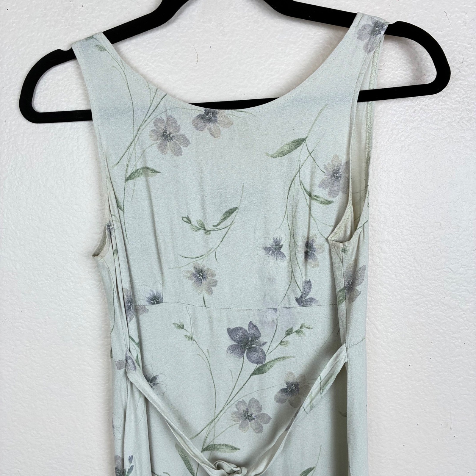 Vintage Y2K 90s Slip Dress Sz S Maxi Fairy Grunge Cottage Floral Phoebe Floral
