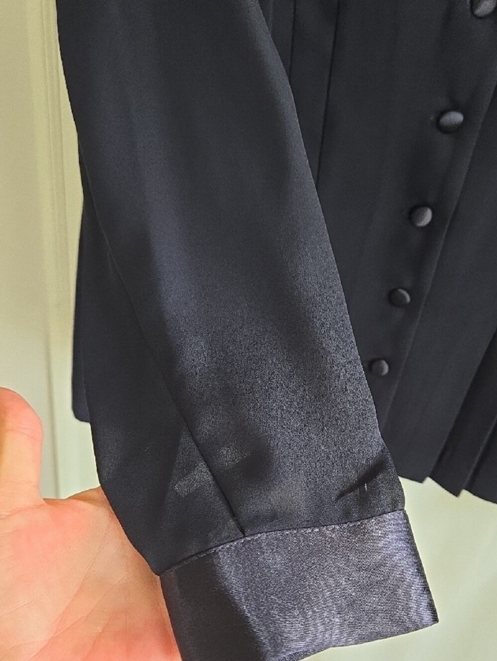 NWT Vintage Danny & Nicole 16P Navy Skirt Suit Deadstock