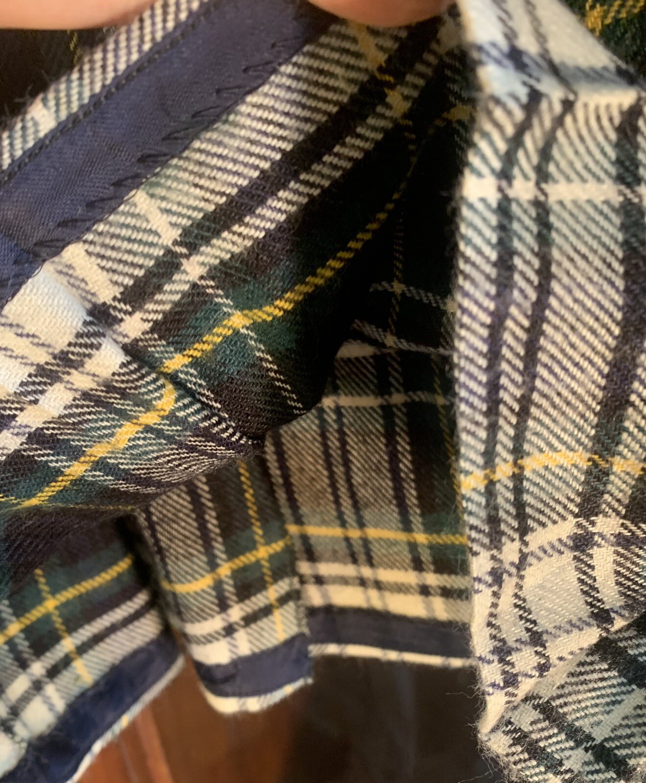 VINTAGE 1960’S FLORENCE WALSH Hyde Park Tartan WOMEN’S KILT Skirt 27” Waist