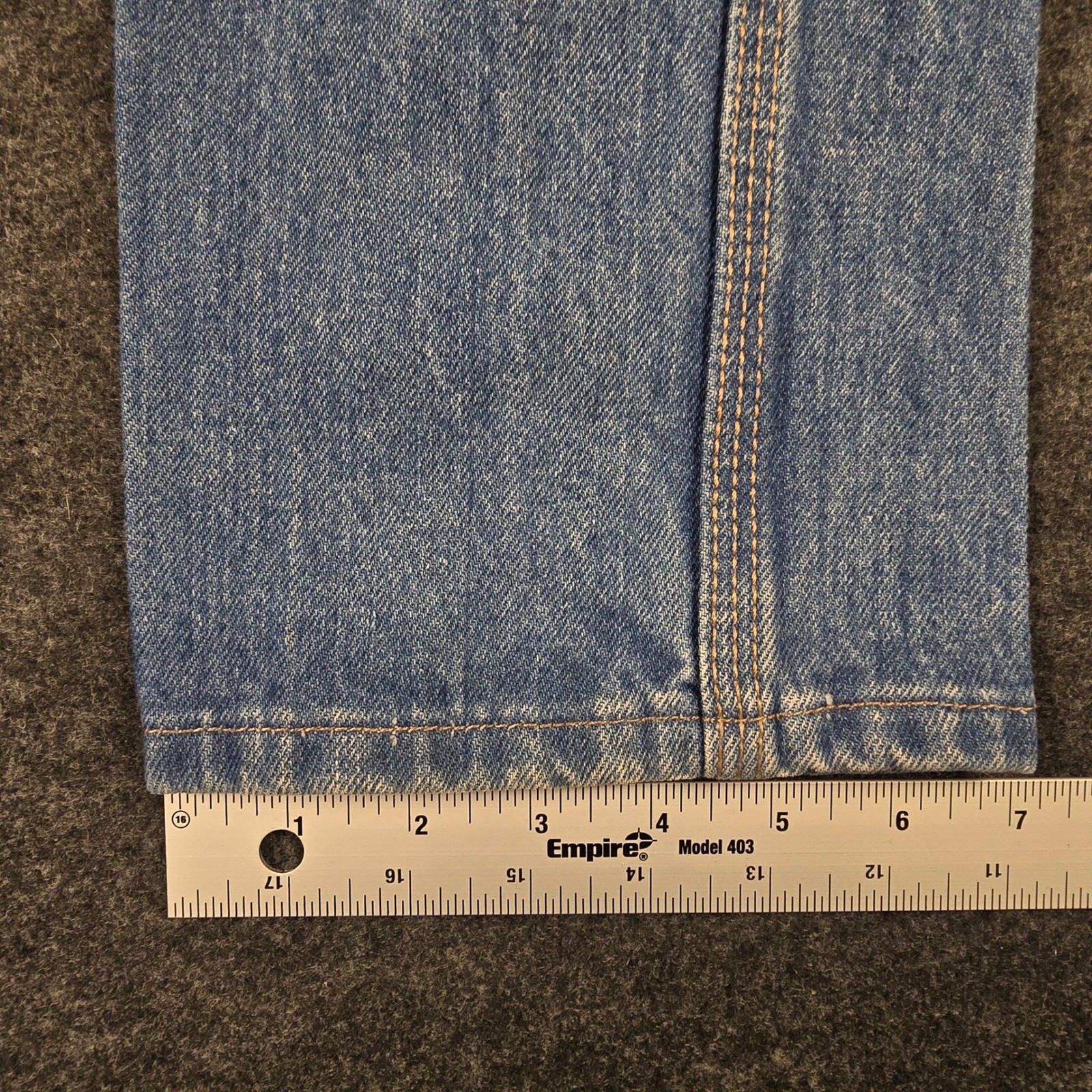Vtg 90s Calvin Klein Blue Jeans High Waisted Straight Leg Made in USA Size 5