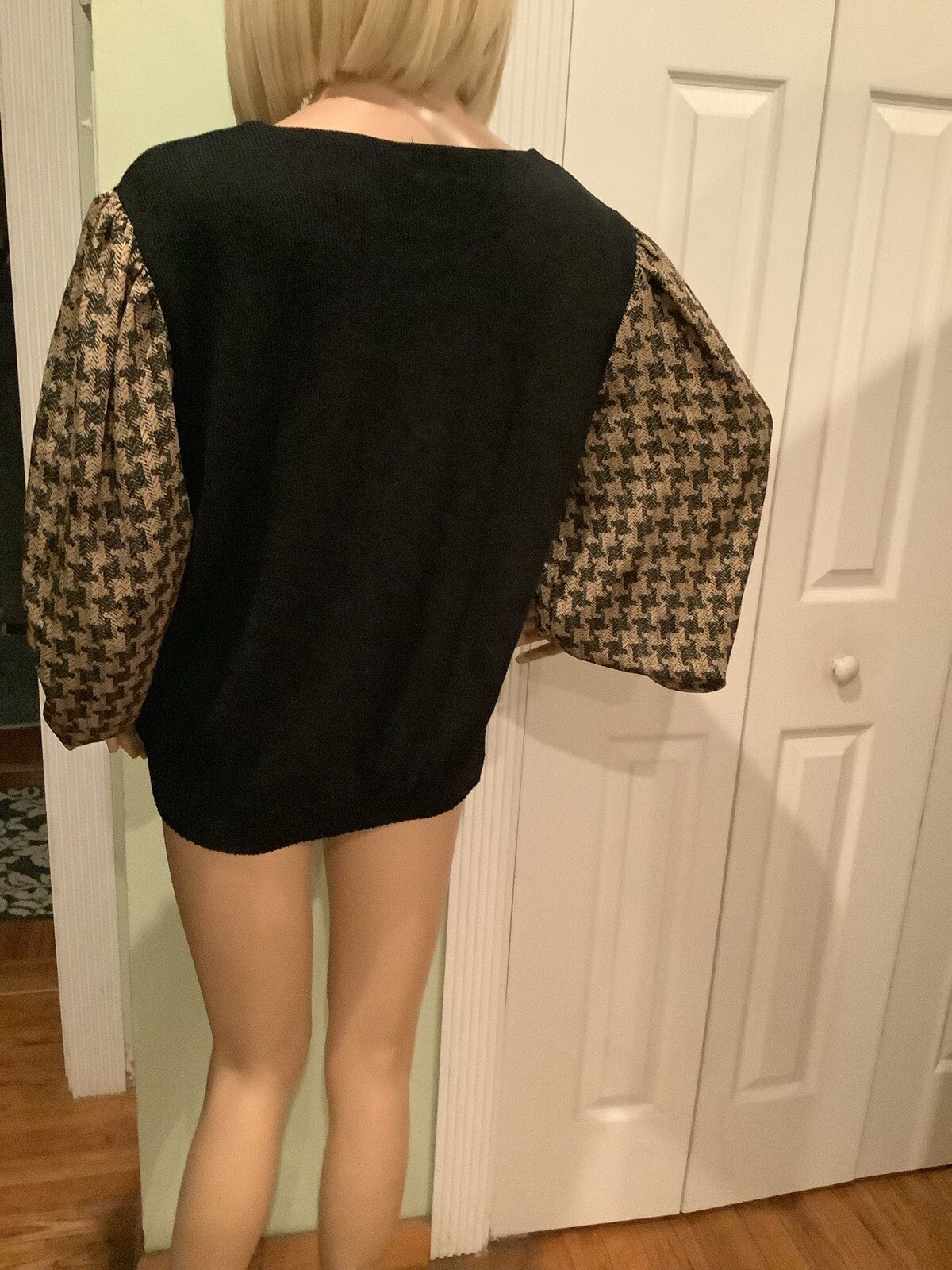 Anthony Sicari Vintage Light Weight Elegant Sweater Puffed Sleeves Size 18