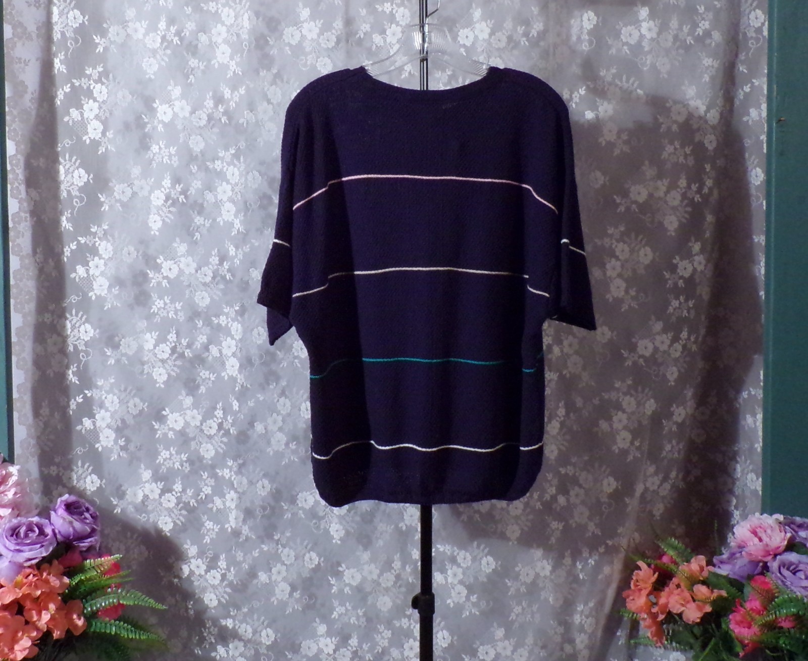 Vintage Golf Sweater Size Large 80s Ladies Retro Old Money Preppy Grandma 1980s