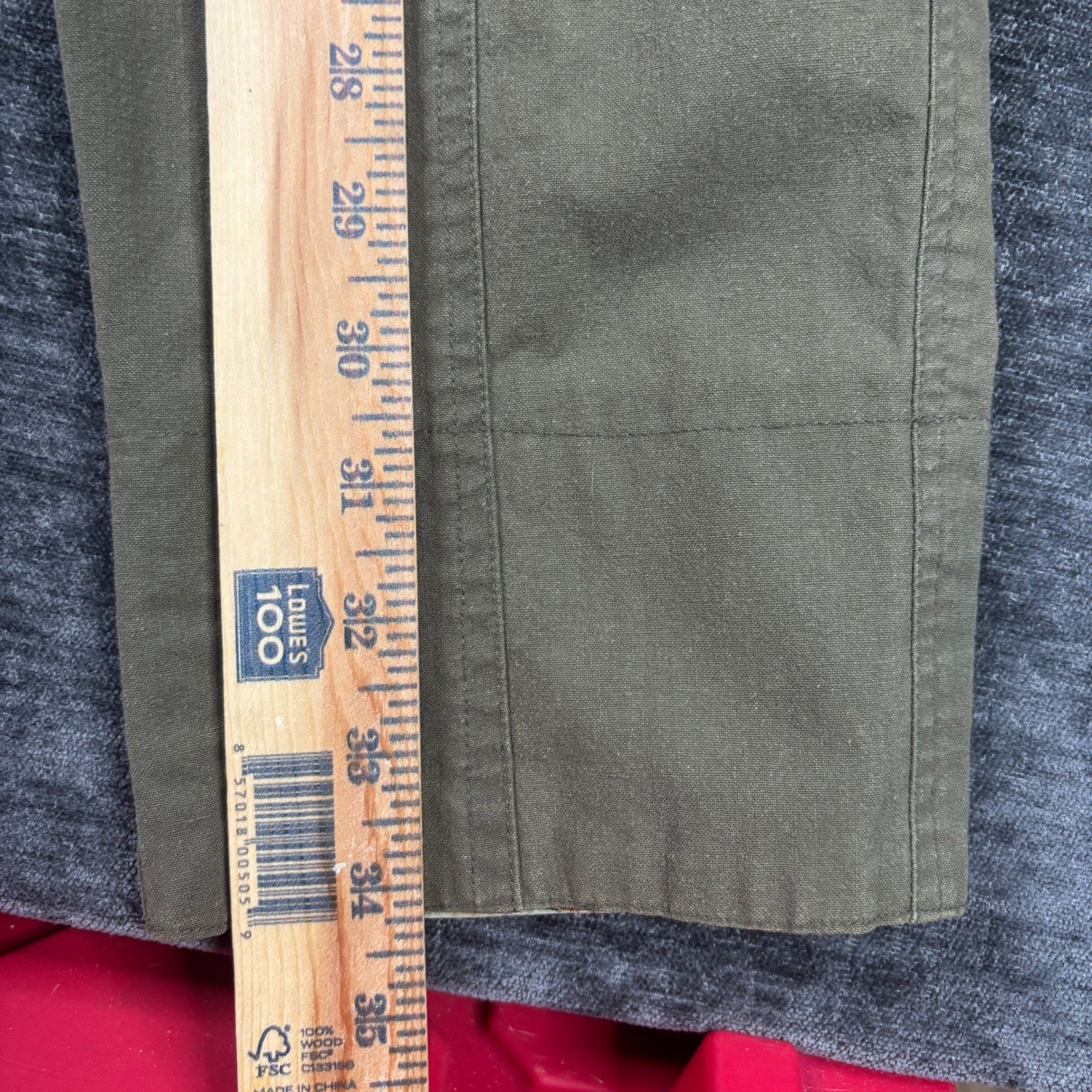 Vintage Cotler High Waisted Cargo Pants Womens 29×34 Green Khaki Tapered Utility