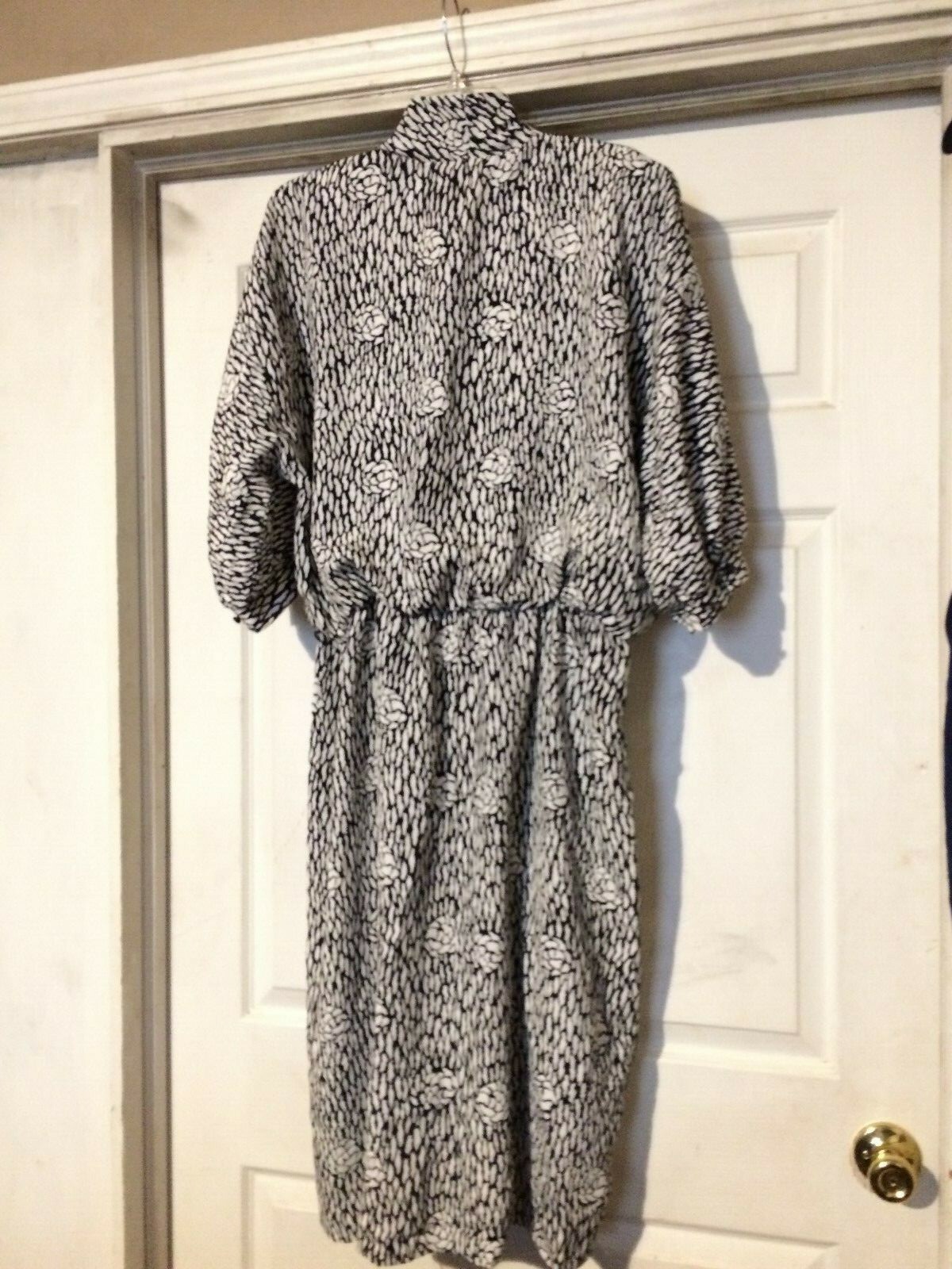 Stylin’ LORAC ORIGINAL Black&White Long Dress++SIZE M++