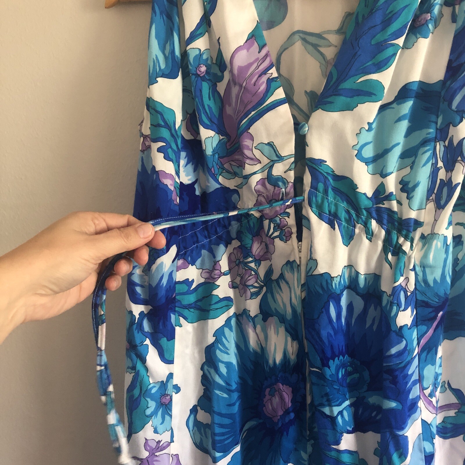 Vintage 60s 70s McInerny by Sydney Honolulu Hawaiian Maxi Dress Size 8 Small