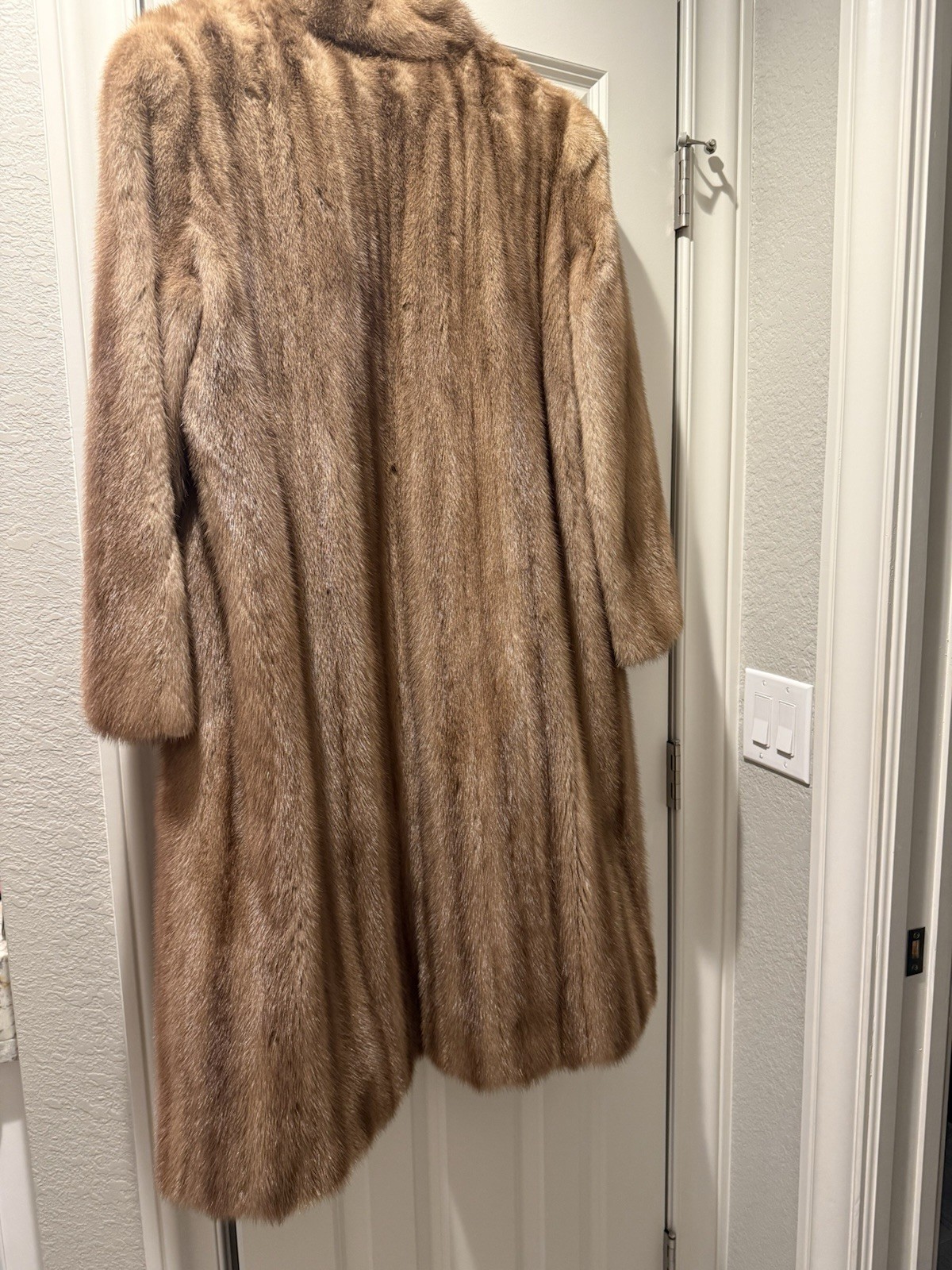 Natural Female Pastel Mink Coat Vintage Retro Rare
