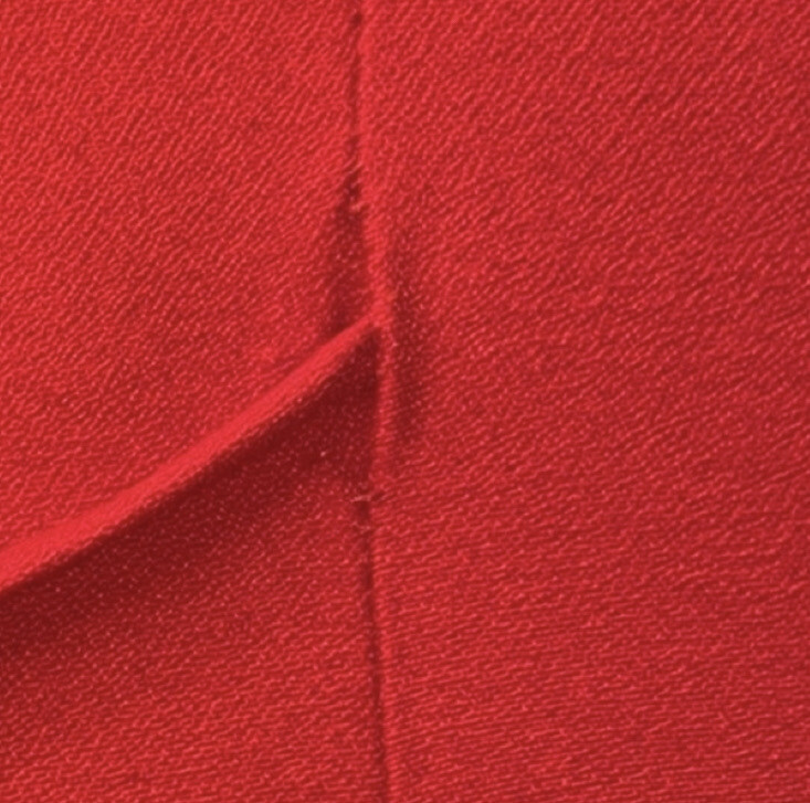 Vintage! Boulevard DE Paris Red Collared Halter Dress Size 14