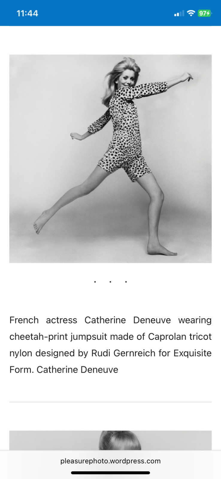 * ICONIC * TOTAL LOOK * RUDI GERNREICH * 1966 *CHEETAH* PRINT MINI DRESS *