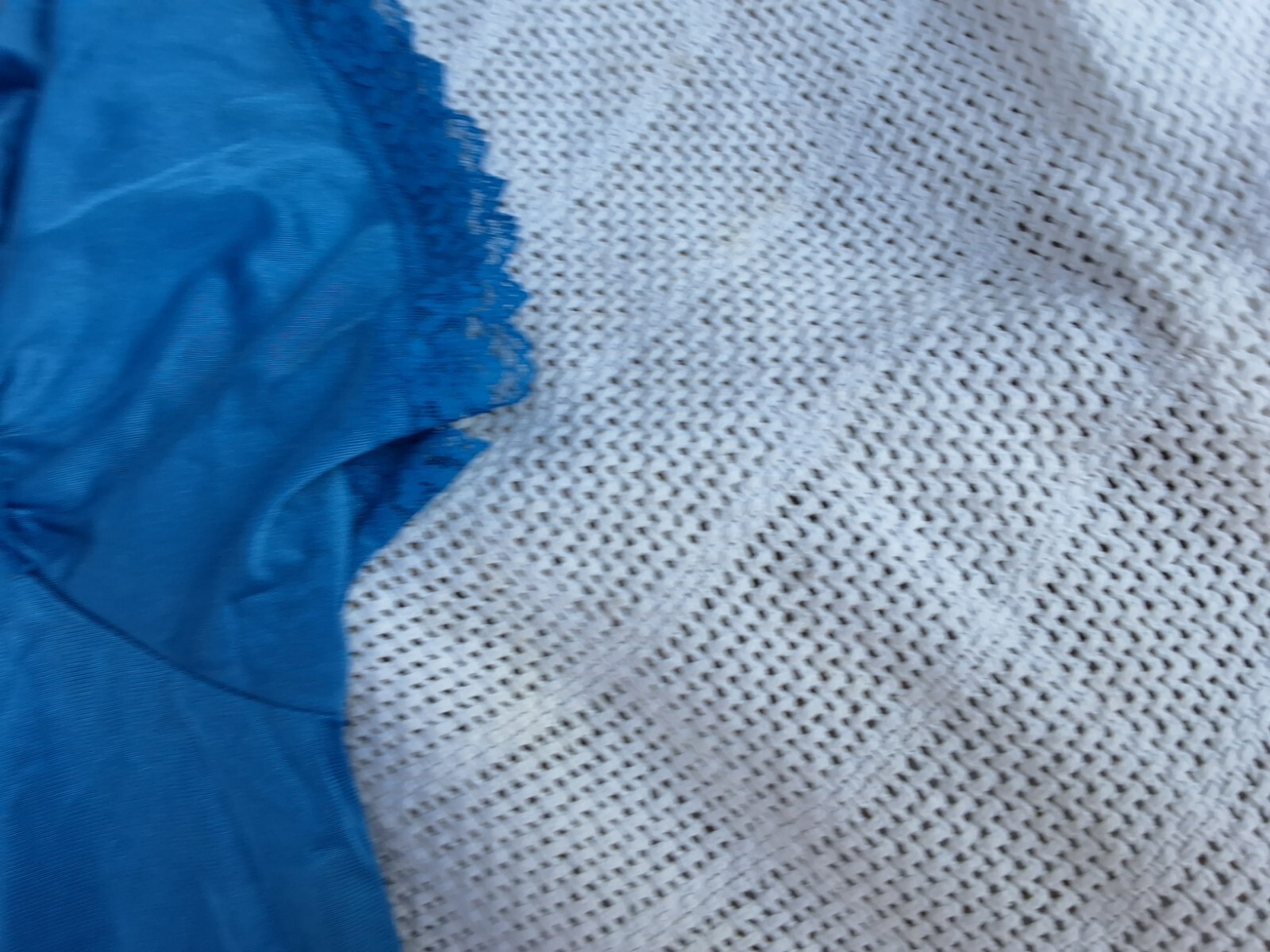 Taryn Alexander Vintage Bright Blue Nightgown S