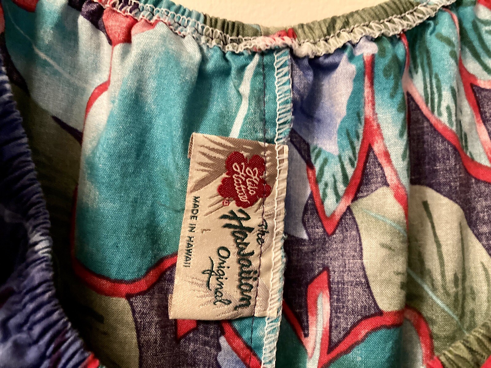 Vintage Hilo Hattie The HI Original Multi Floral MuuMuu Women’s L