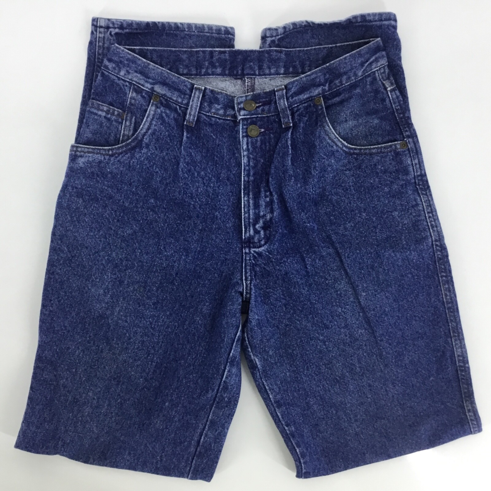 Womens Sz 30X35 Mom Blue Jeans Rocky Mountain Clothing Company High Waist USA