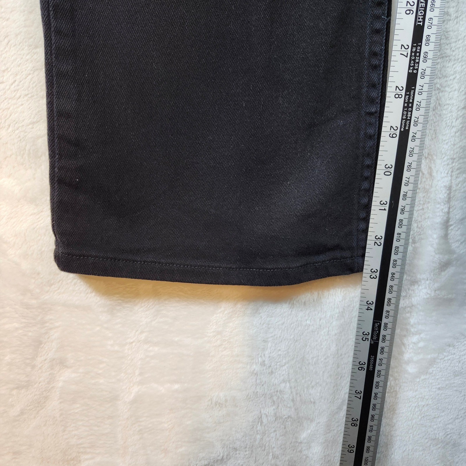 Lawman Western Jeans Womens 27 Black Excellent High Rise Bootcut Denim Vintage