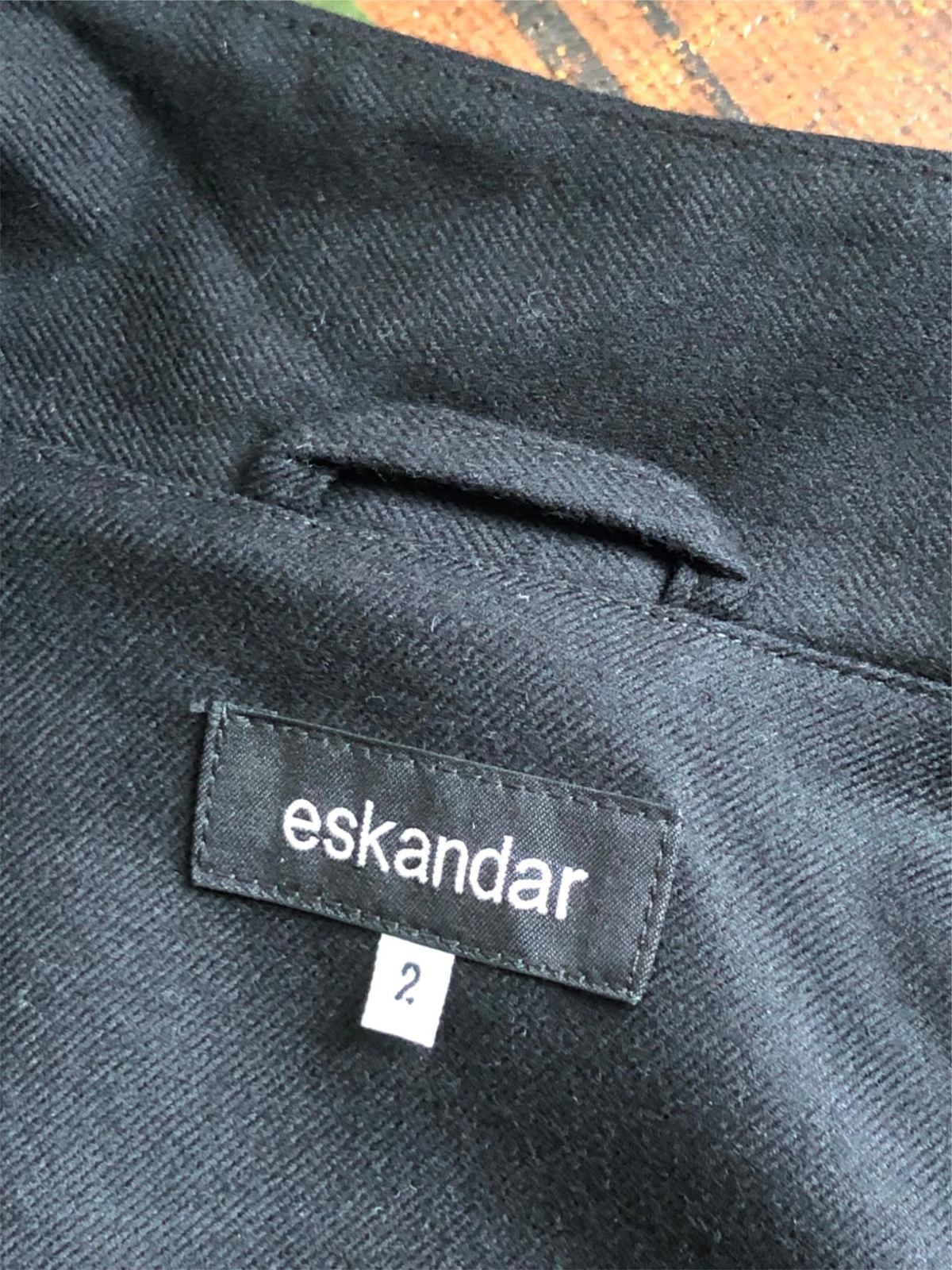 VTG ESKANDAR WOOL CASHMERE SILK JACKET DUSTER COAT ENGLAND-MADE LAGENLOOK EUC 2