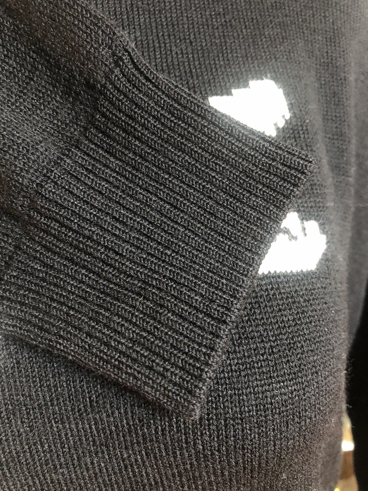 Vintage Lacoste Ladies Sweater Made In France Sz44. Black N White