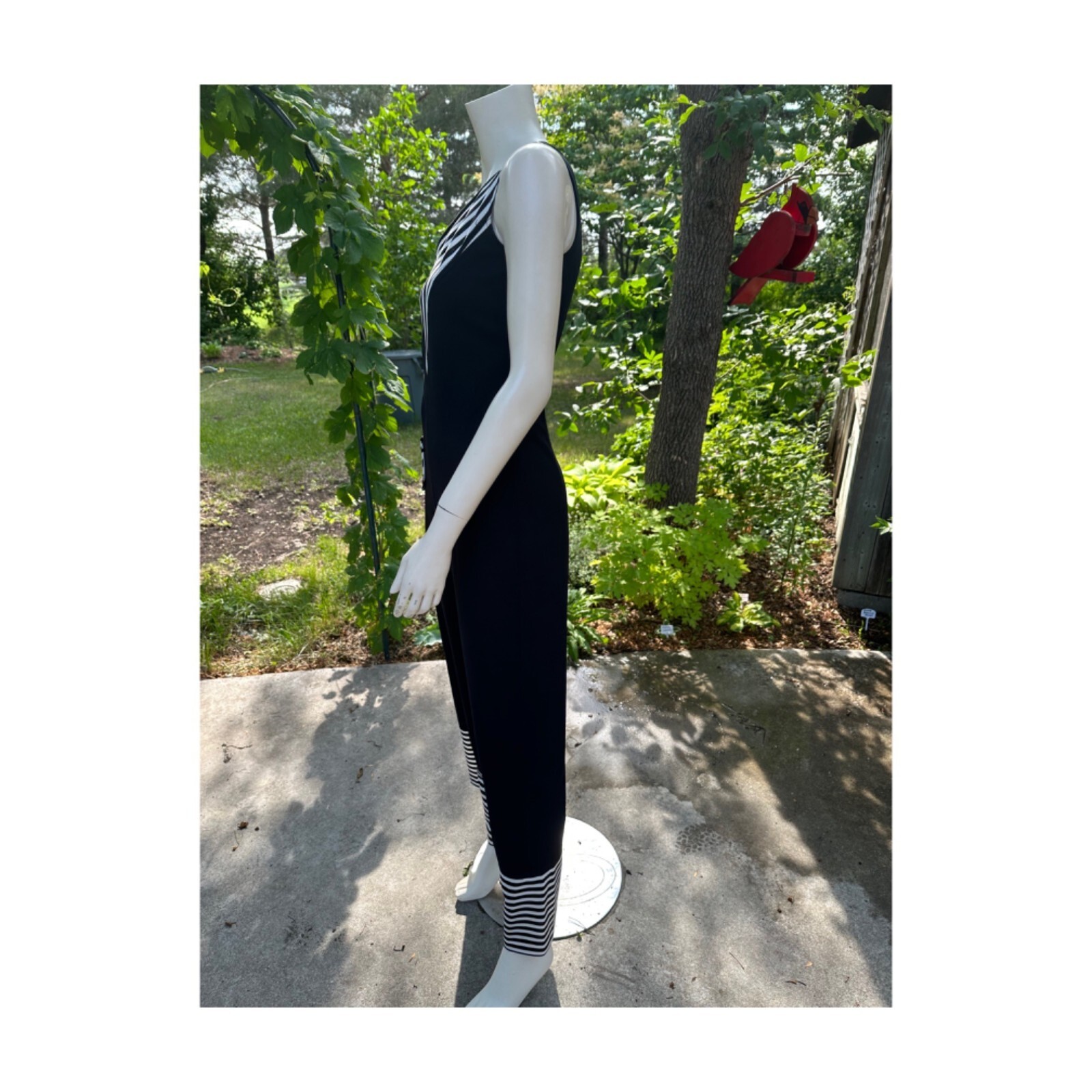 Vtg | 60s Monochrome Jumpsuit Flared Hem Darling Debs by Ruth EIB of California