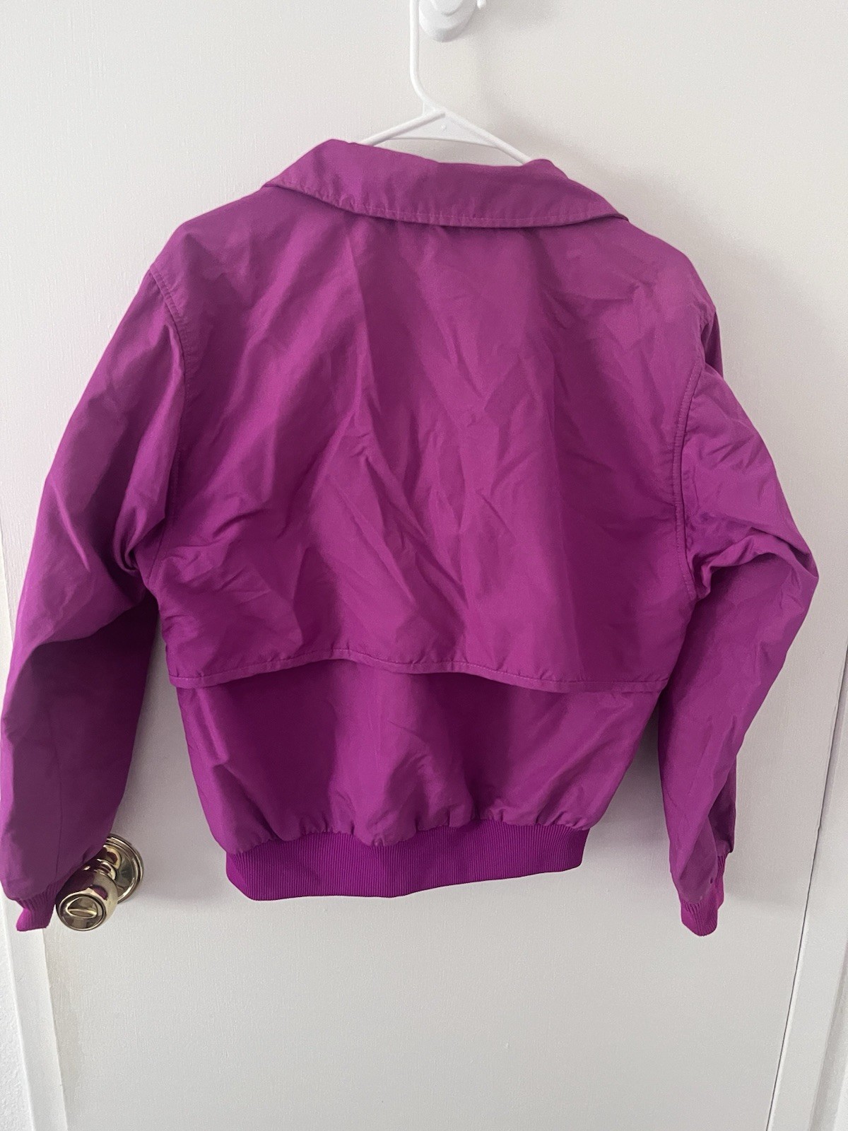 Sunbuster Vintage 80s Magenta Windbreaker Lightweight Anorak Jacket Medium