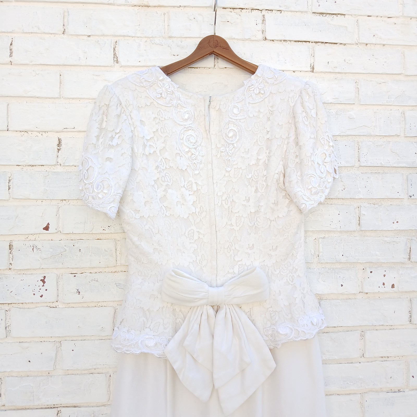Vintage Jessica Mcclintock Bridal Dress Lace Mermaid Cottage Core