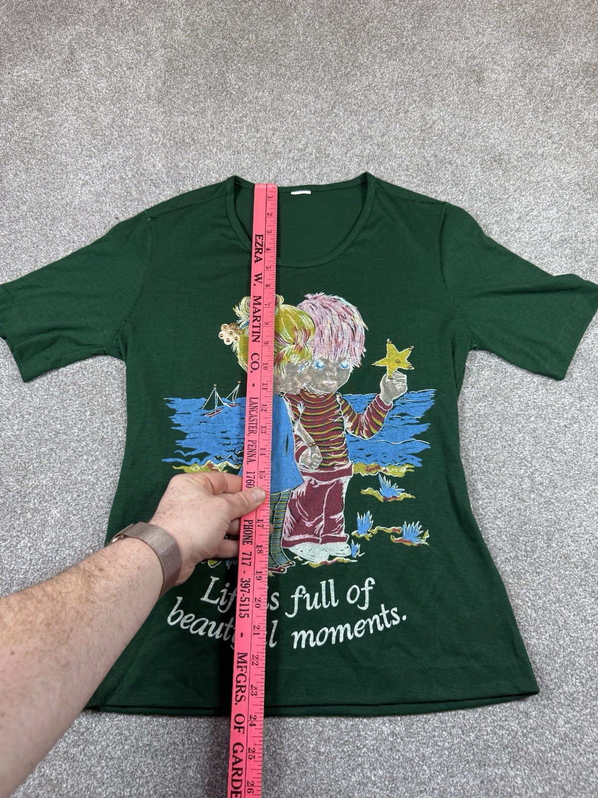 Vintage Women’s 1970/80’s Life Is Full Of Beautiful Moments Single Stitch Kitsch
