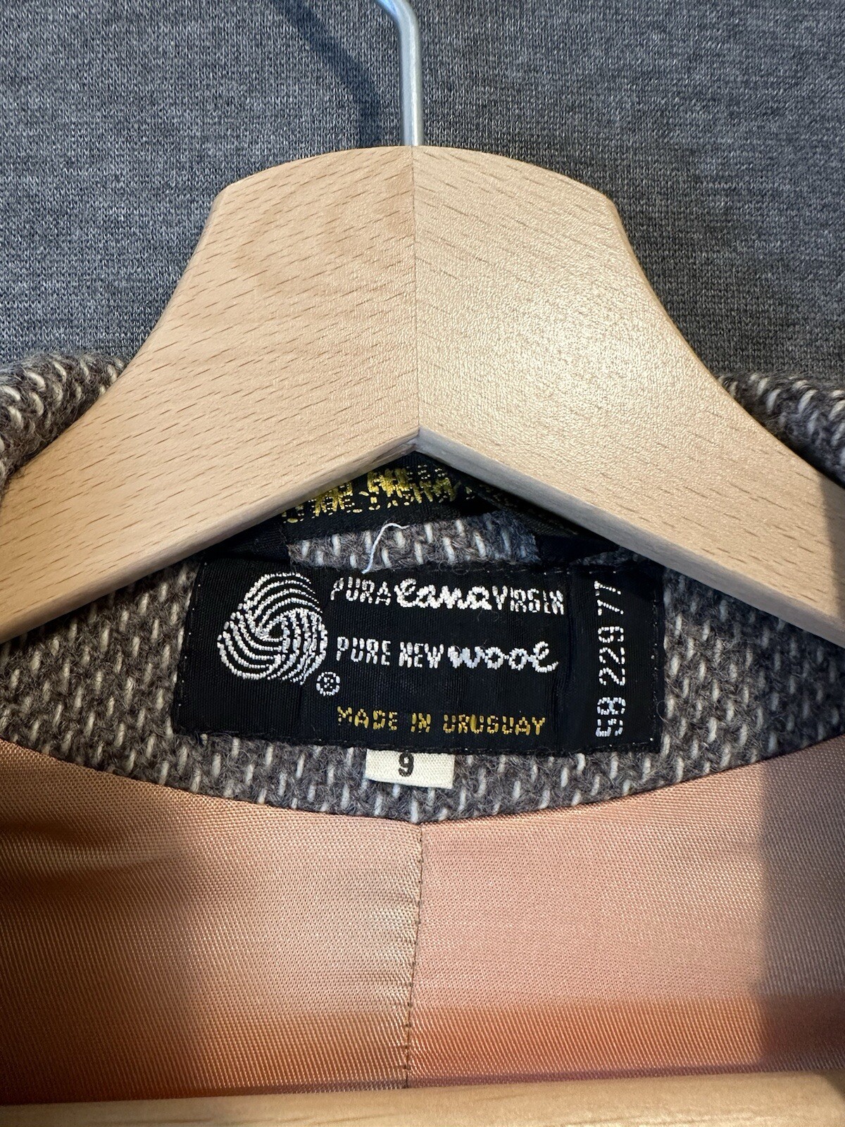 Women’s Wool Blazer | Grandpa Core | Tan Blend Sz 9 | Bloke Core | Virgin Wool