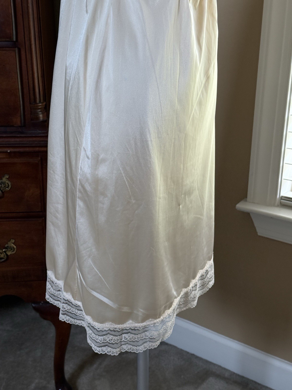 Vintage BACKTALK Young Smoothie Strouse Adler Lace Bustier Bra Dress Slip 36D