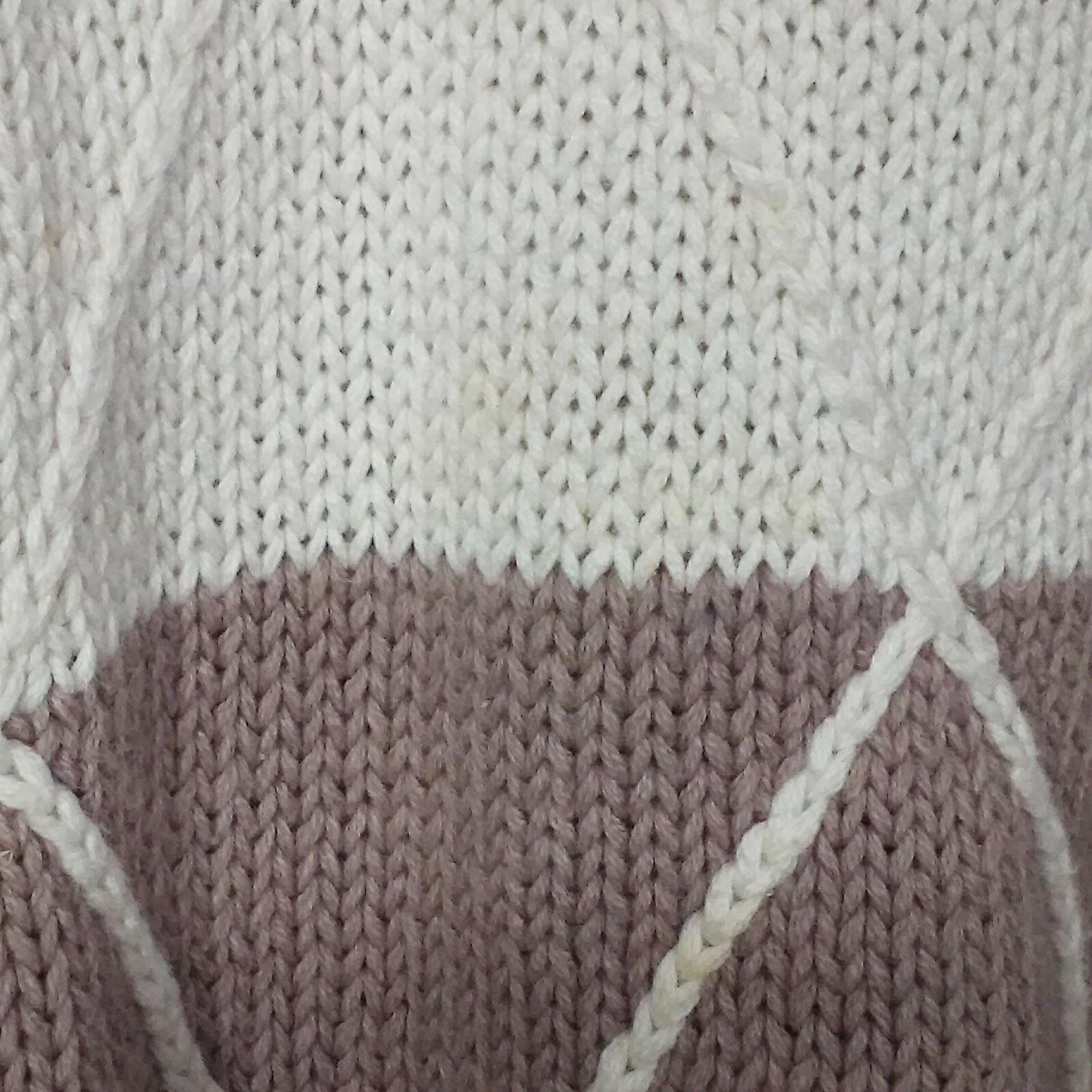 Vtg 80’s MILANO Sweater Turtleneck Sz-Med Slouchy Oversize Diamond Knit Stripe
