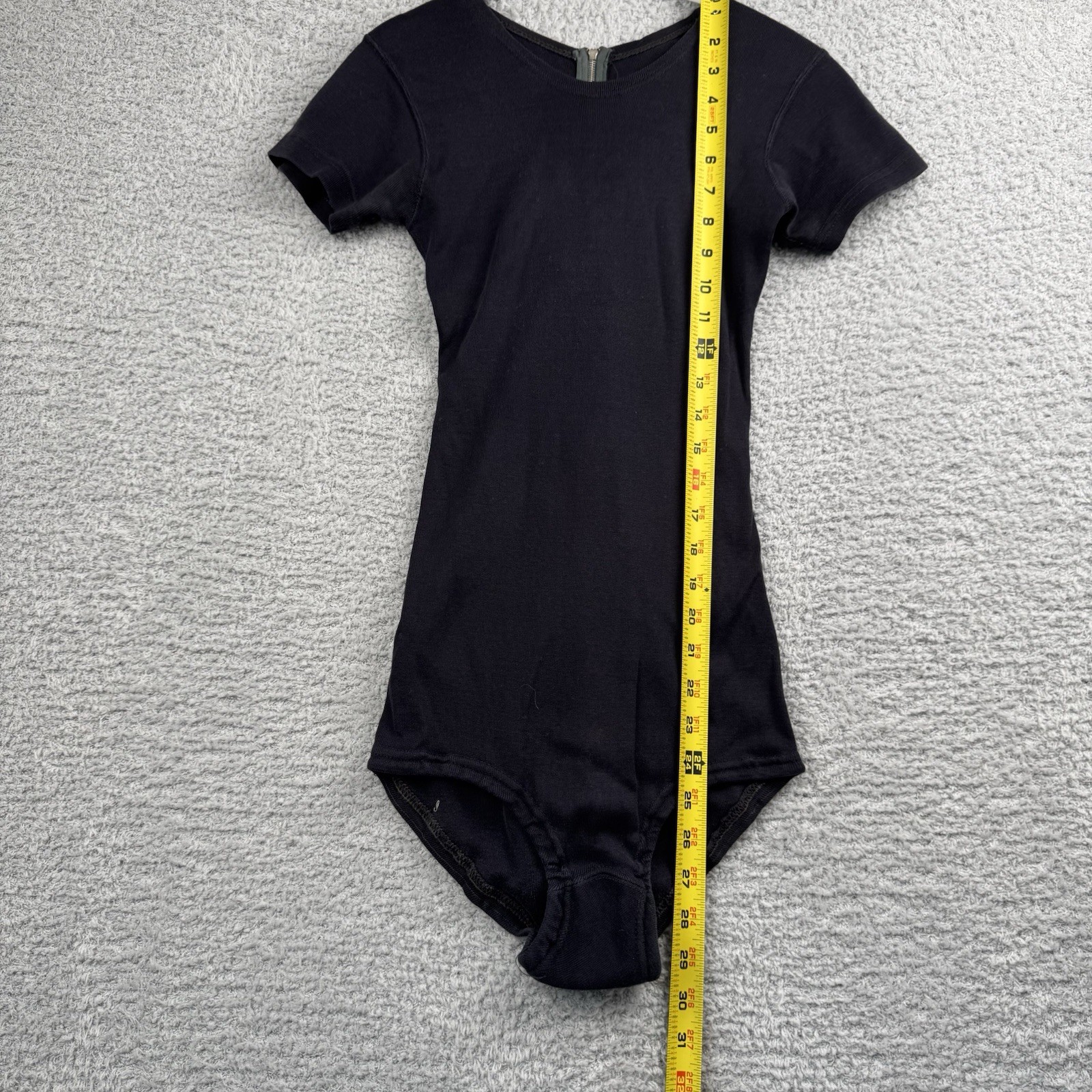 Vintage 1940s Women’s Bodysuit Leotard Swift Zipper Ballerina Dark Blue