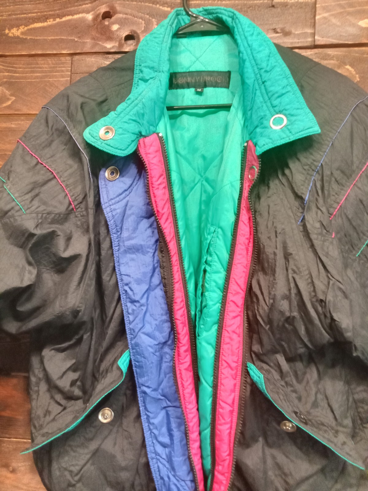 VTG Ski Jacket 90’s Women’s Medium bright 90’s style ski apparel snowboarding